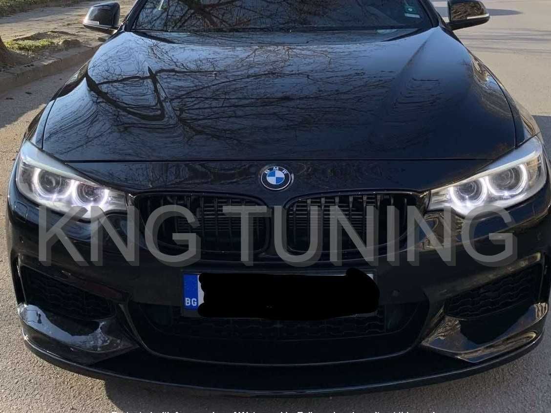 Преден лип спойлер за бмв ф32 ф36 / нож / BMW F32 F36 lip spoiler