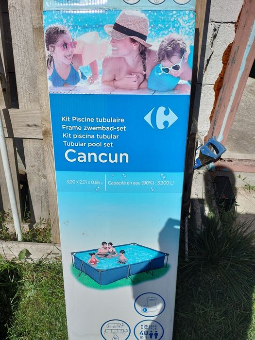 Vând piscina Cancun 3mx2m