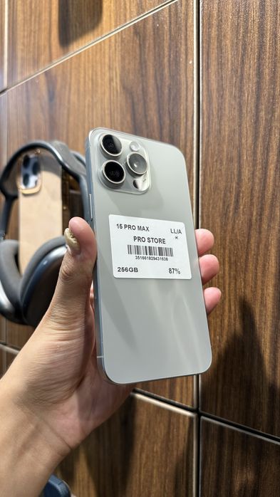 iphone 15 pro max LLA 256gb 87% Naxt va Nasiya savdo