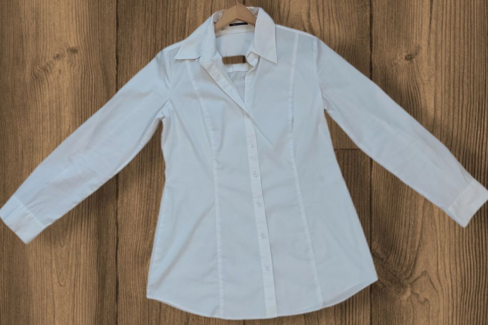 Бяла дамска бяла риза s.oliver, размер М(40)