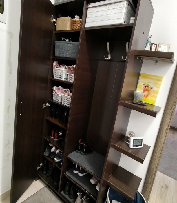 Cuier  cu pantofar 90x200 cm