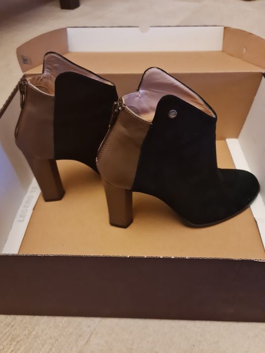 Botine piele mar 36