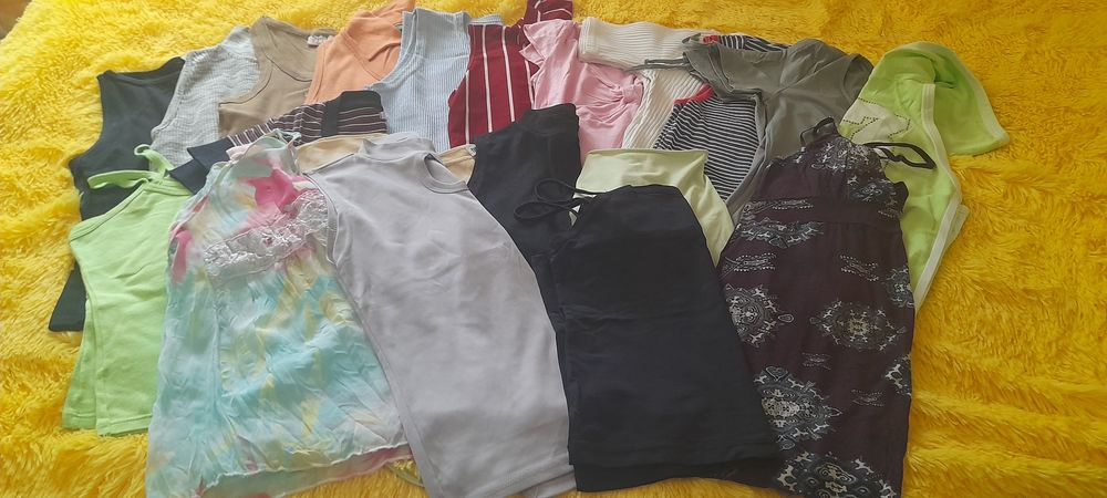 Lot tricou maieu fuste pantaloni dama mărimea Xs, S M