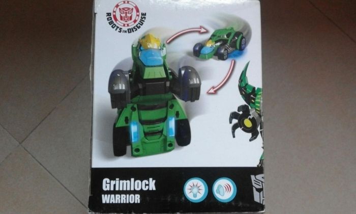 Robot Transformers Grimlock Warrior, cu sunete& lumini Dickie Toys