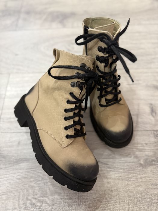 Зимни боти, ботуши 38 номер - естествена кожа