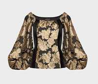Anne Fontaine " LIVOIRE " велвет блуза на цветя Размер FR 38