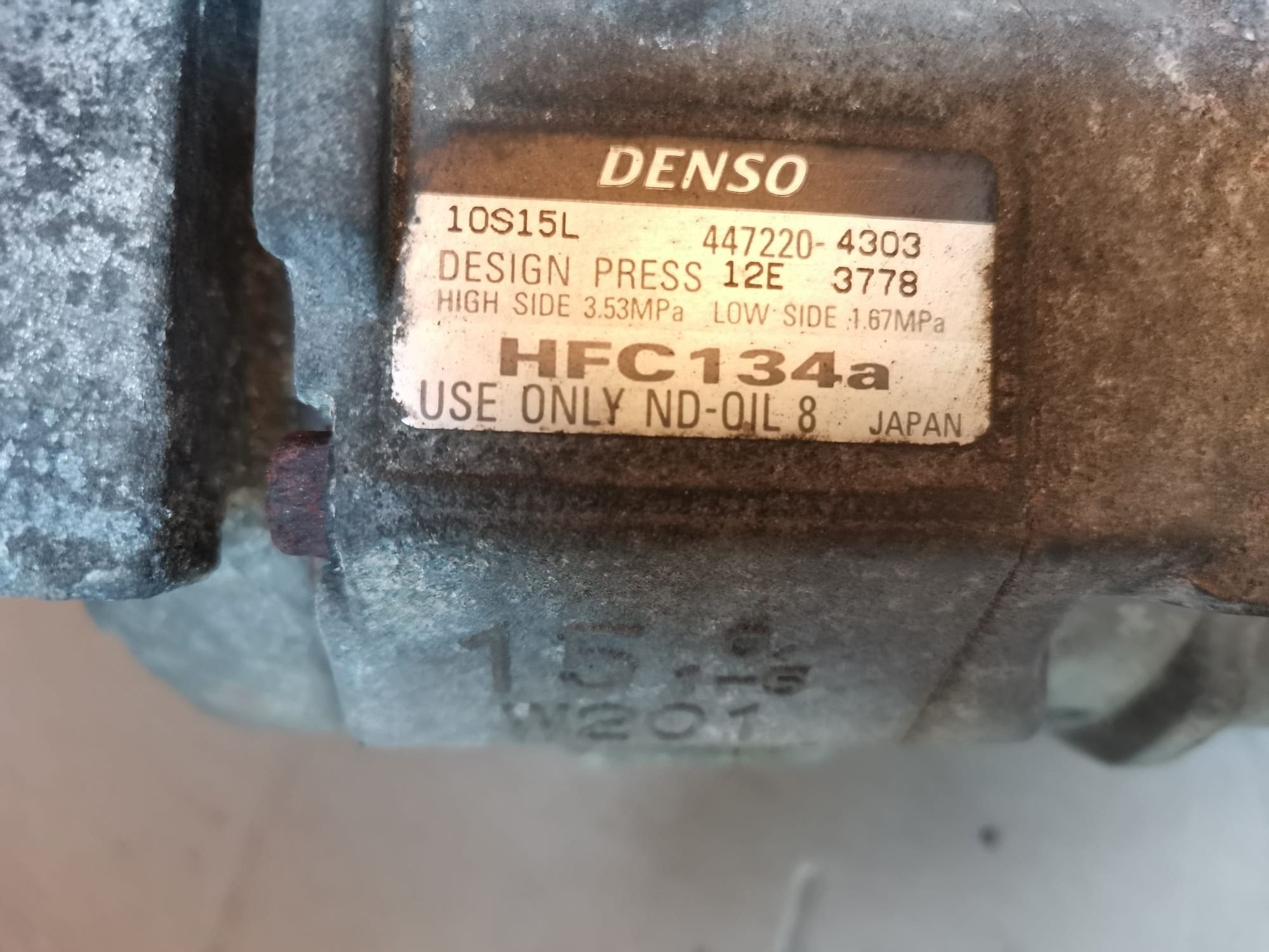Compresor clima 447220-4303 ventilator toyota rav 4 2 2.0 d4d 116 cp