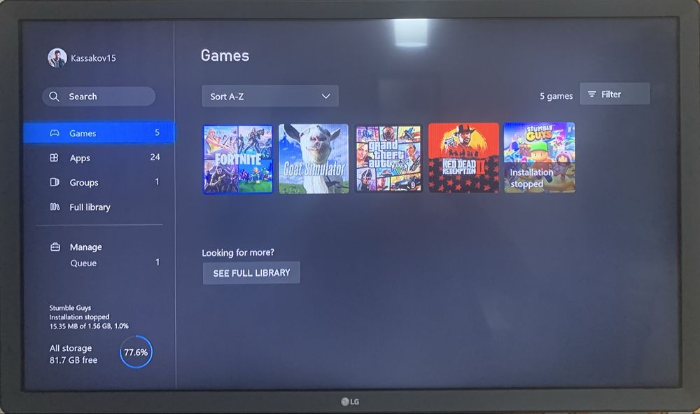 Xbox One 500 GB + игри
