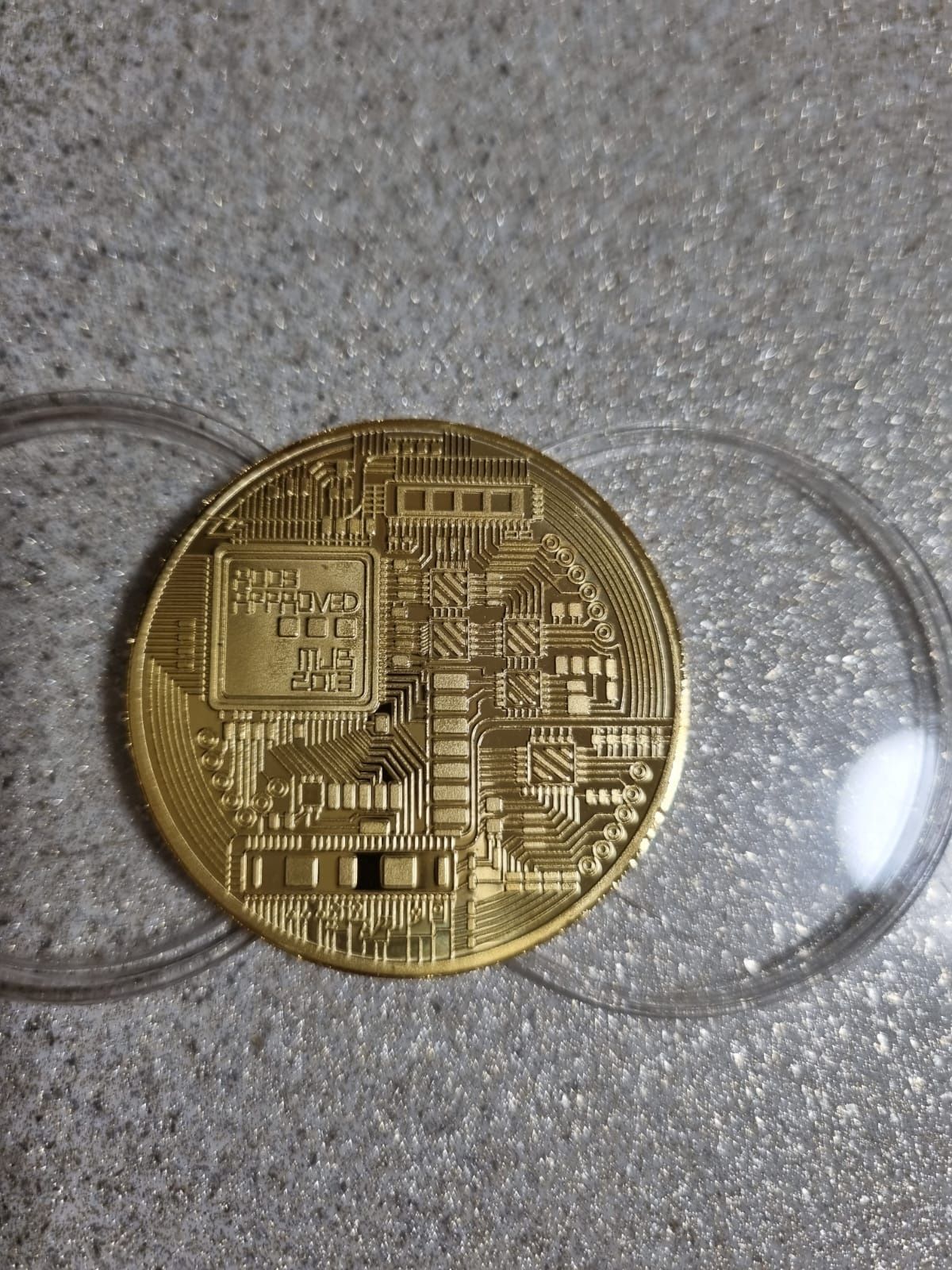 Moneda bitcoin aurie