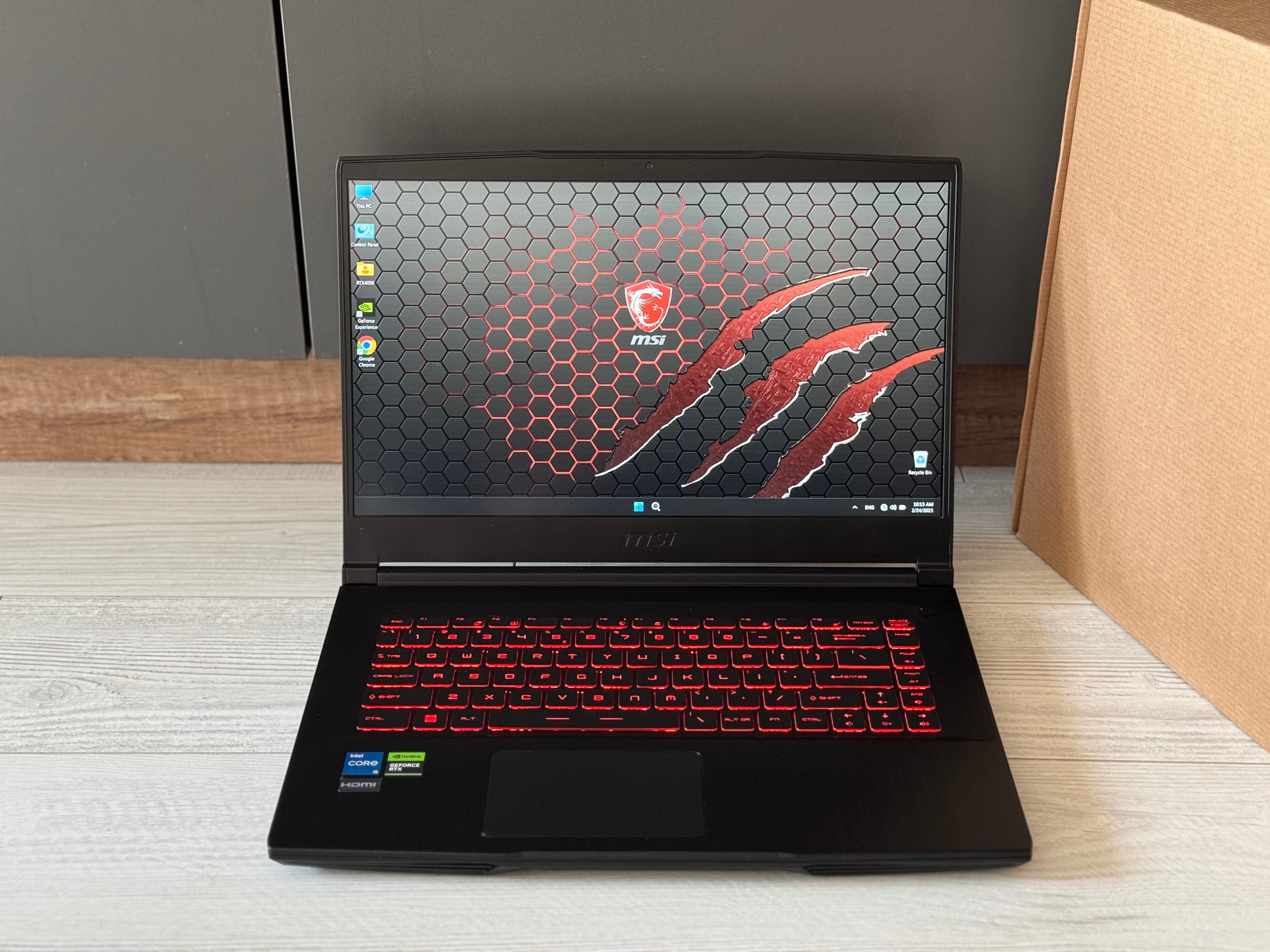 15.6 IPS 144hz/RTX 4050 6GB/i5 12450H/1TB SSD /16gb/ Гаранция