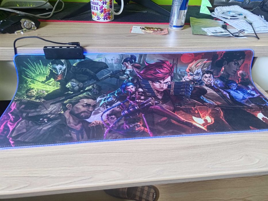 RGB пад за клавиатура и мишка League of Legends Arcane