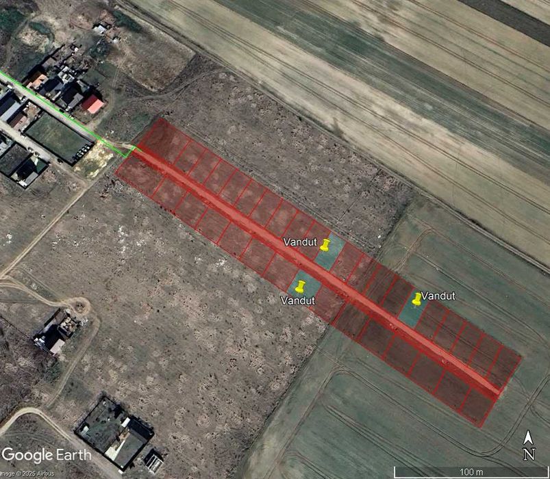 Parcele 400 mp teren intravilan Cartier Aeroport