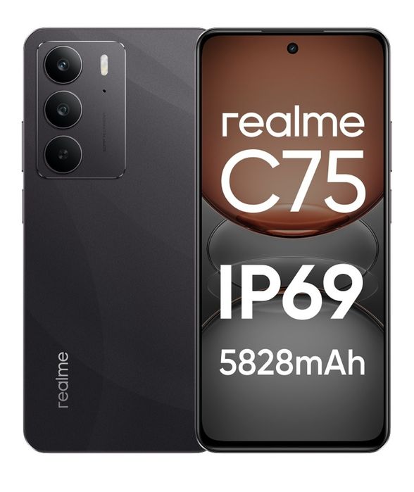 Смартфон Realme C75 8 ГБ/128 ГБ черный