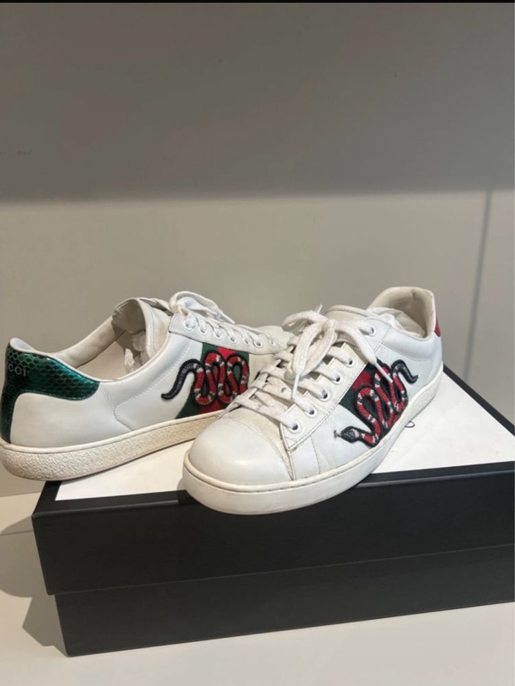 Gucci Ace Snake / Кеды гуччи со змеей