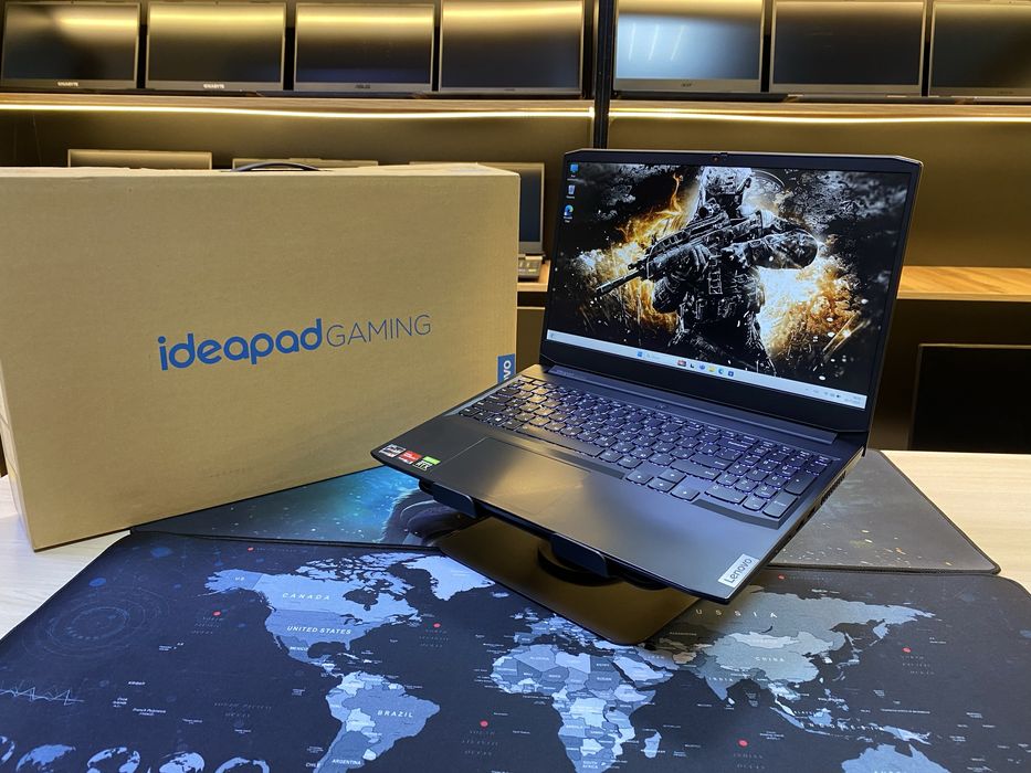 Игровой Ноутбук Lenovo ideaPad Gaming 3 AMD Ryzen 5-5600H! RTX 3050 Ti