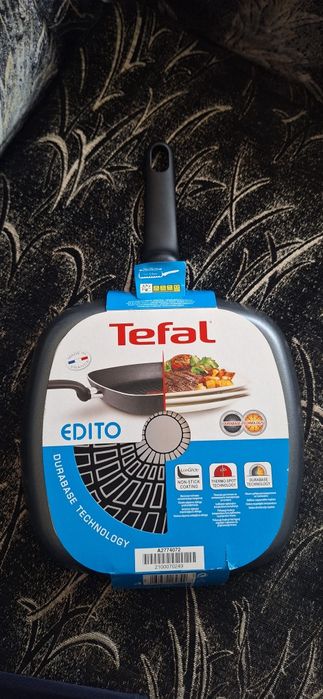 Грил тиган Tefal - 26 см. термо спот
Грил тиган Tefal
Грил тиган Tefa