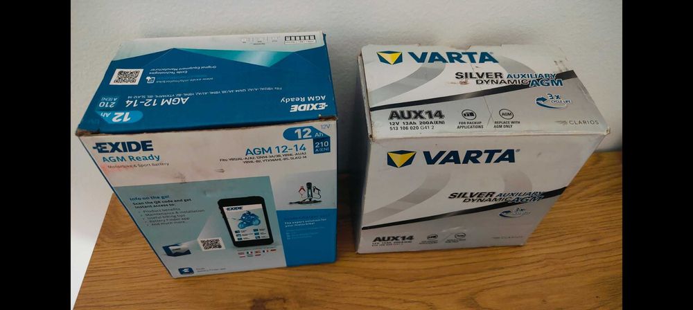Нов акумулатор за мотор  , мотоциклет AUX 14 AGM -  Чисто нов