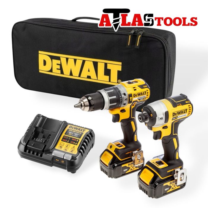 Комплект акумулаторни ударни винтоверти DeWALT DCK266M2 18VXR