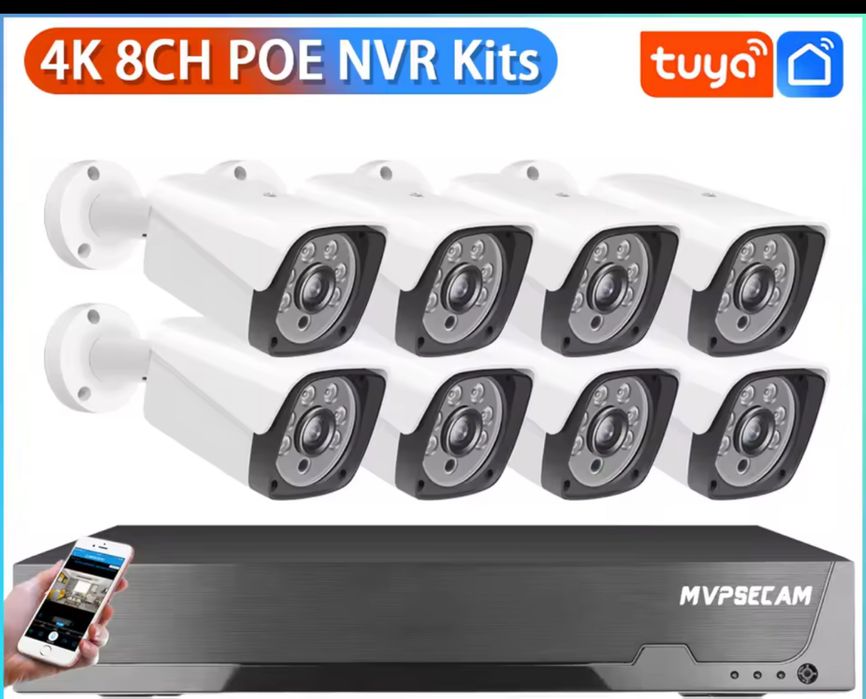 Camere Supraveghere Video KIT Complet 4/8/12 CAMERE **OFERIM MONTAJ