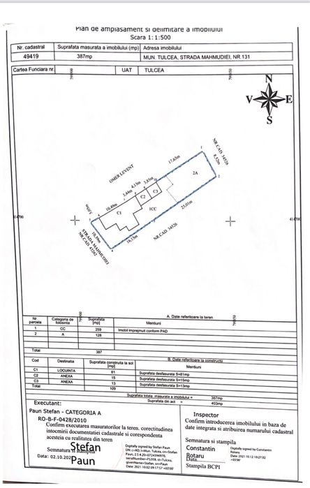 Casa 80mp pe un teren de 400mp in Tulcea, direct Propietar