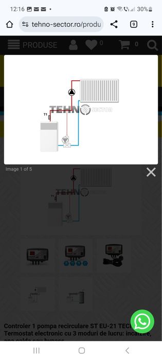 Controler, automatizare pompa centrală ST-21