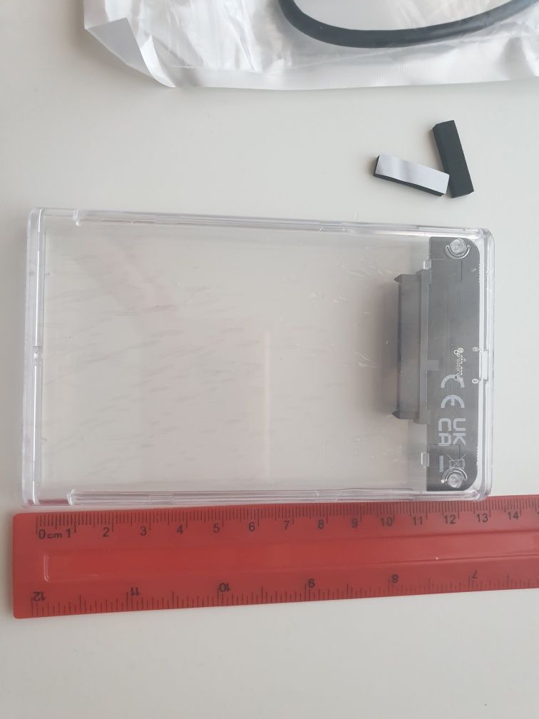 Rack SSD Hard disk 2.5 inch carcasa transparenta, mufa USB-C