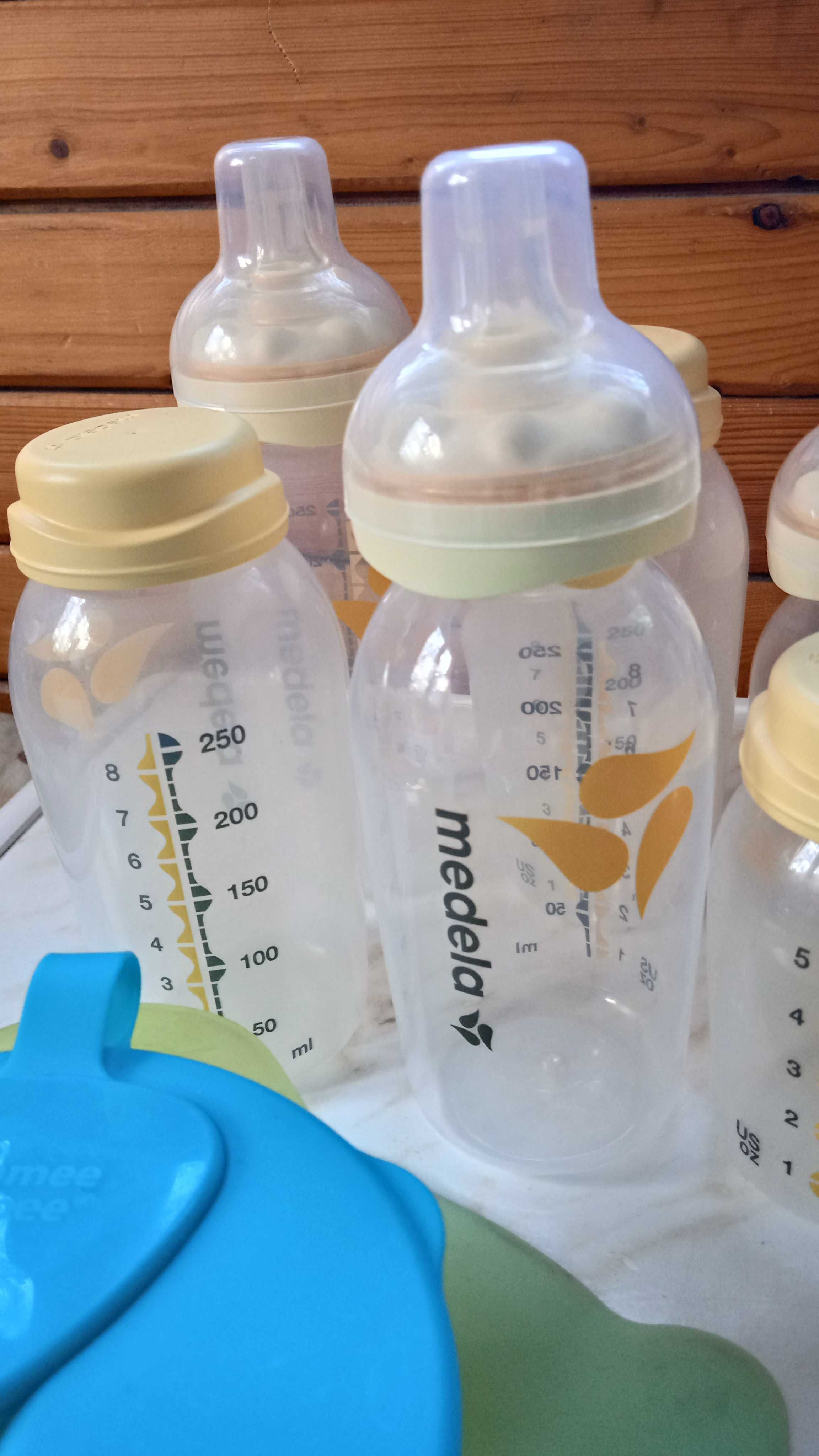 Шишета биберони и аксесоари за хранене на бебета Medela