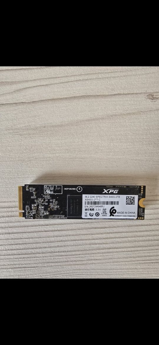 Ssd m2 Xpg Spectrix s40g 2tb