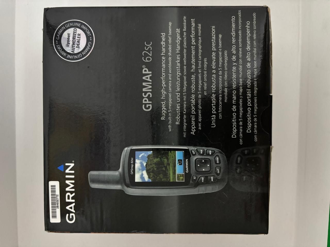 GPS навигатор Garmin GPSMAP 62sc