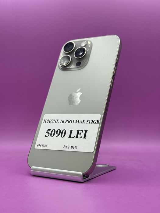 Iphone 16 Pro Max 512 Gb 94%•Amanet Matei Crangasi•67649