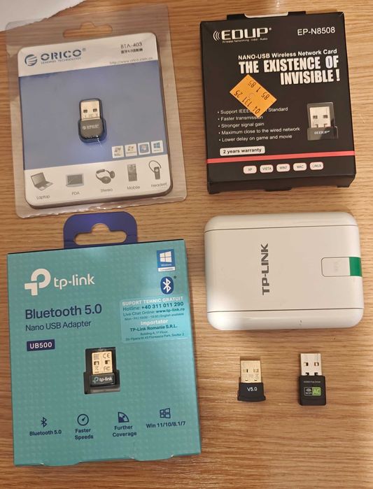 Adaptor bluetooth si wifi/wireless usb