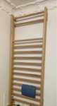 Spalier gimnastică lemn 240x90 cm cu pernă inclusă