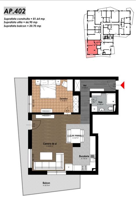 402 Apartament de vanzare de la dezvolator Băile Felix