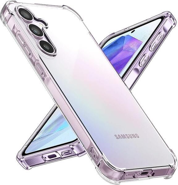Прозрачен Силиконов Удароустойчив Кейс за Samsung Galaxy A55 A35 A15