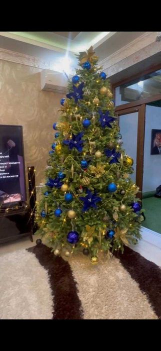 Ель новогодняя 300 см, Елка новогодняя 3 метра с игрушками