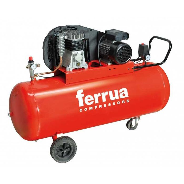 Compresor de aer FB28B-200 CM3 FERRUA, 330 l/min,200 L,  10bar, 230V