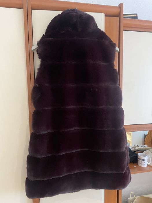 Vesta blana culoare burgundy