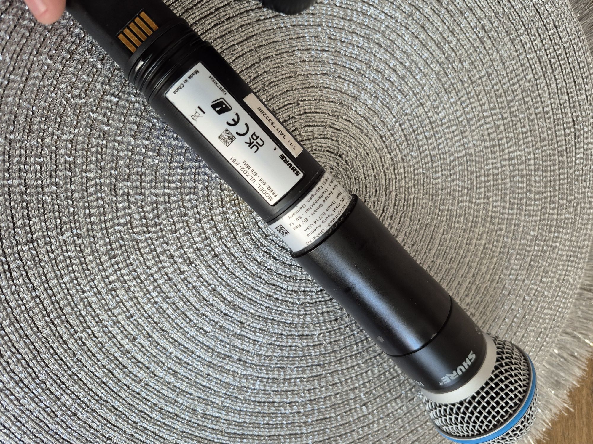 Microfon shure ulxd beta 58a RPW 18 original ,fbt,rcf,Dynacord, Vl,Xa