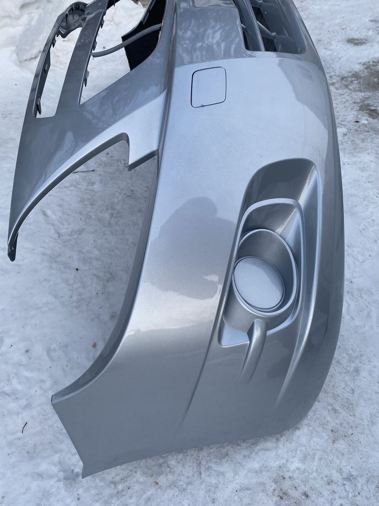 Бампер передний Chevrolet Cobalt Ravon R4 Равон Кобальт цвет серебро