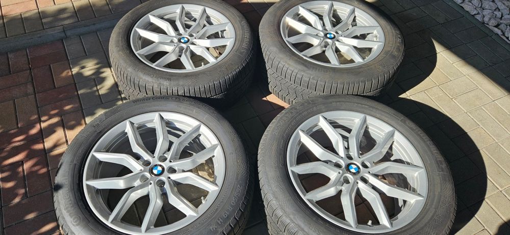 Jante BMW X5 G05 X6 G06 echip iarna 265 50 19 Continental 7mm DOT 2022