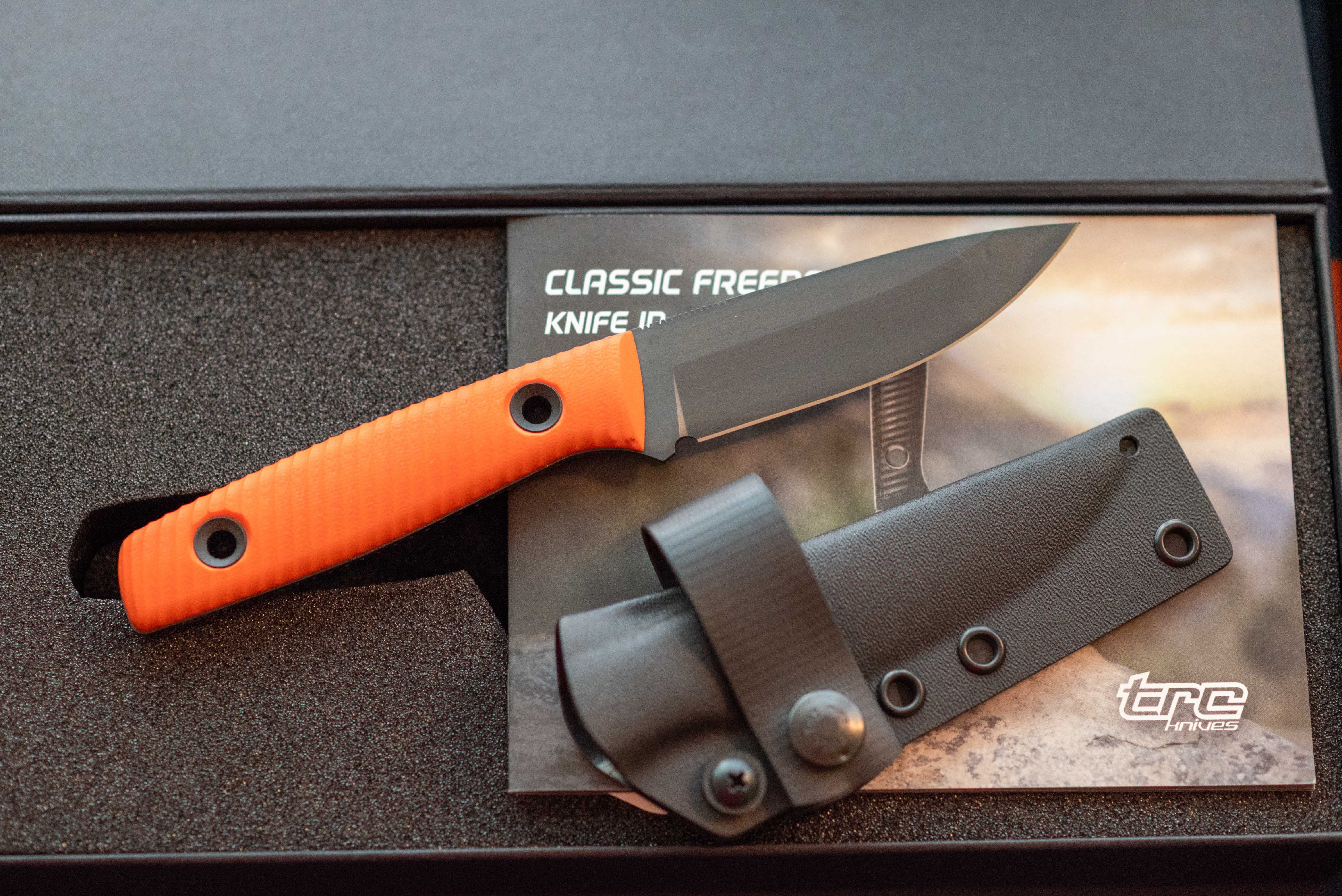Нож TRC Classic freedom black and orange limited edition, 2 броя