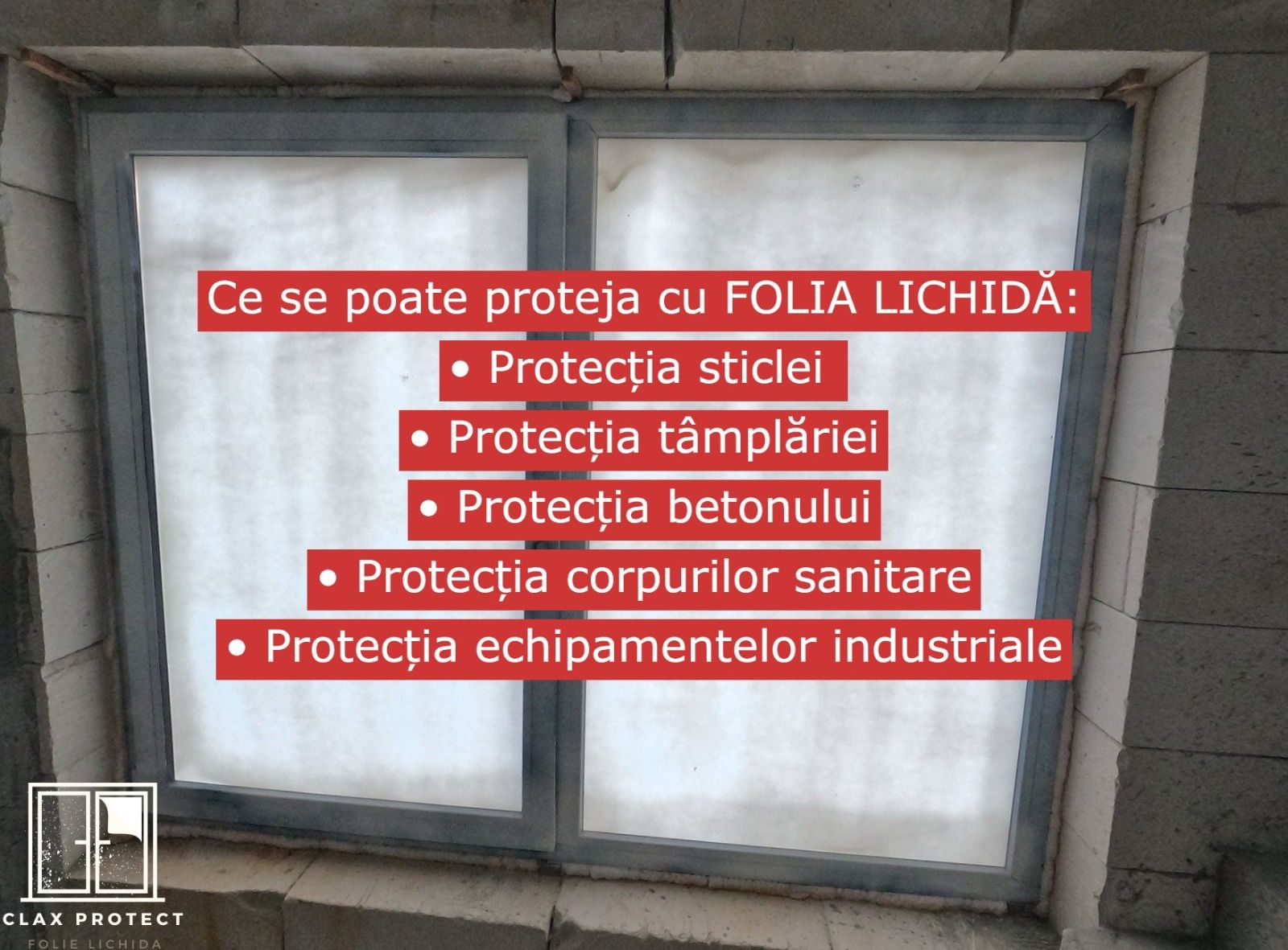 Folie lichida Cluj (protecție geamuri)
