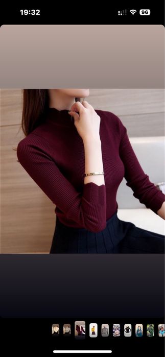 Водолазки трикотажные хлопок