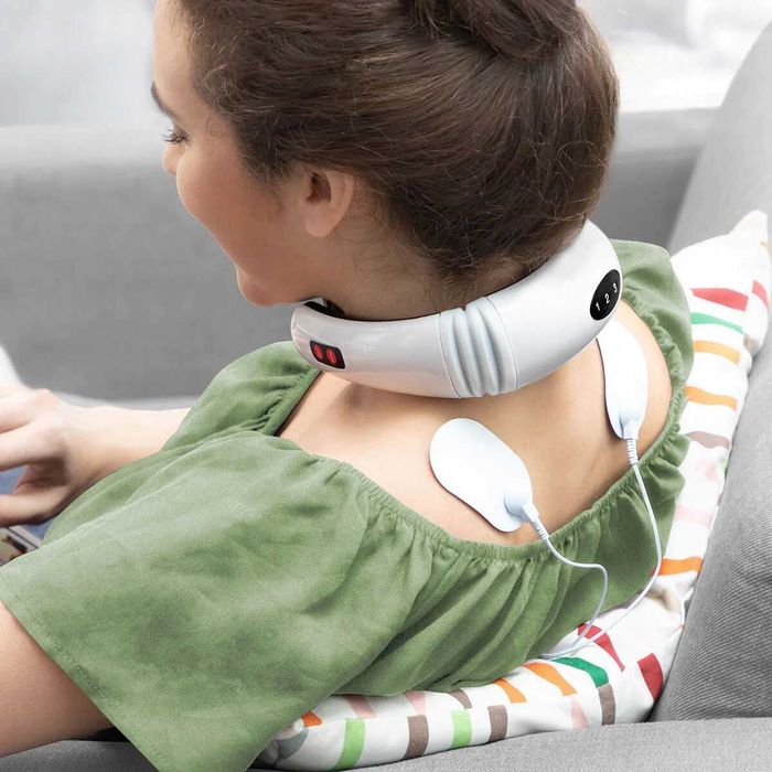 Aparat de Masaj pt Gât și Spate Electromagnetic Calmagner InnovaGoods