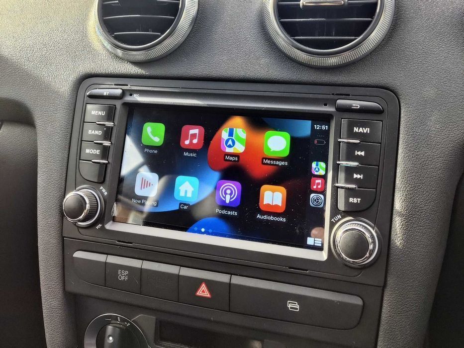 Navigatie 4GB RAM Dedicata GPS  Android Audi A3 8P  Carplay  Auto