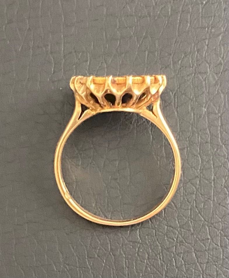 Inel da aur 18 k pentu femei