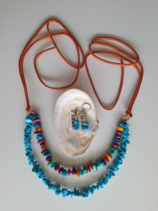 Coliere si cercei pietre semipretioase