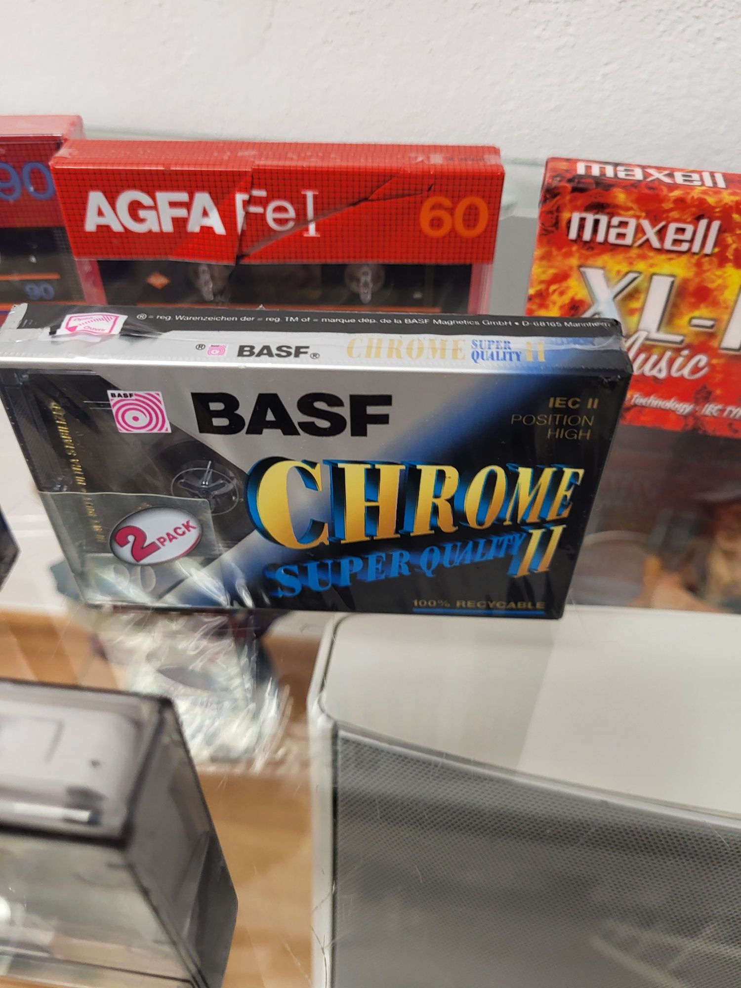 Casete Audio Maxell BASF AGFA Sigilate