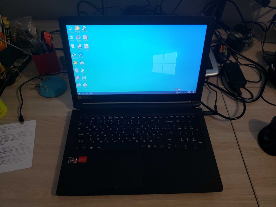 15", ryzen 5 2500h, 8Гб, 500гб