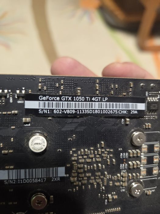 Vand gtx1050ti 4gb low profile